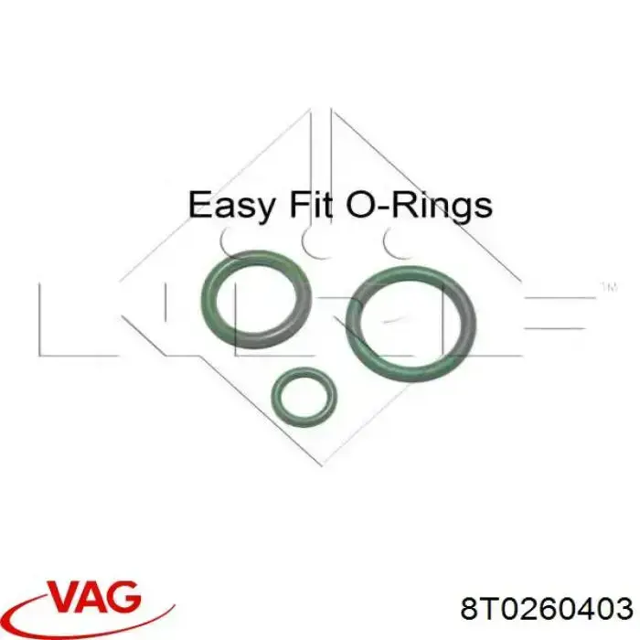 Compre 8T0260403 VAG Radiador de aparelho de ar condicionado