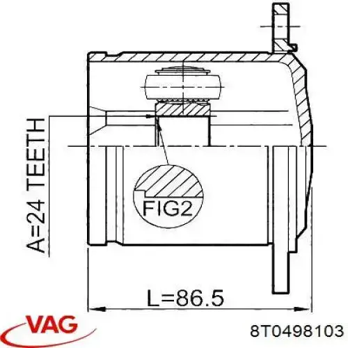 Junta homocinética interna dianteira Q-fix Q1311623 preço, a partir de 77,32 USD