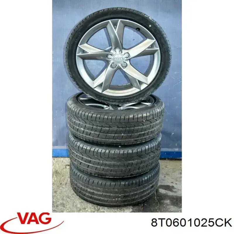8T0601025F VAG Discos de roda de aleação ligeira (de aleação ligeira, de titânio)