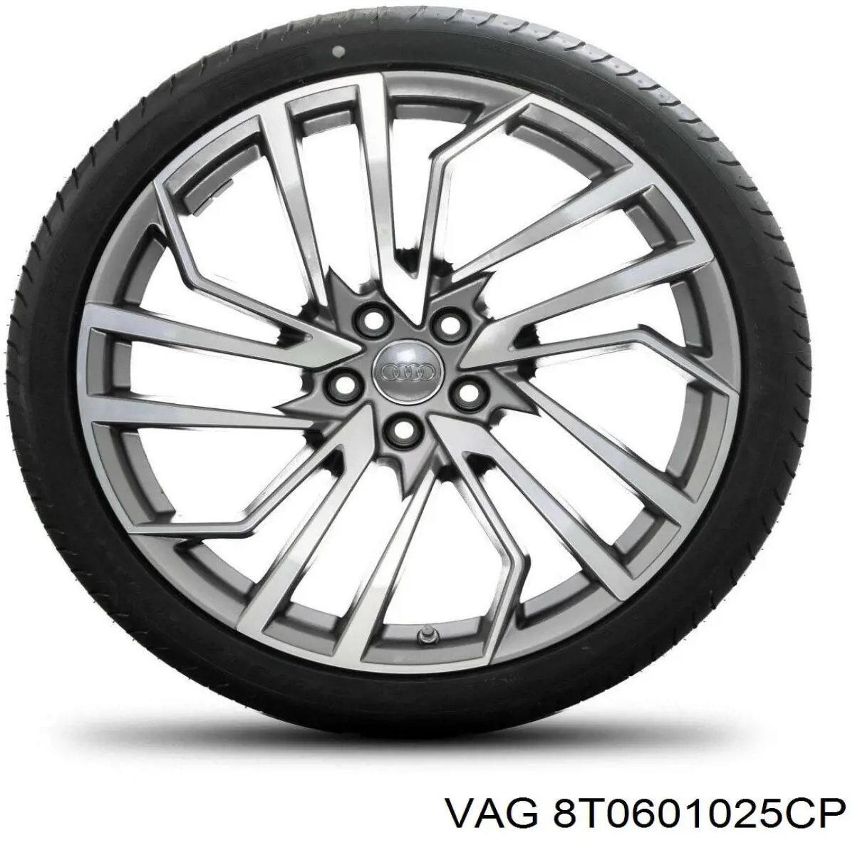 Compre 8T0601025CP VAG Discos de roda de aleação ligeira (de aleação ligeira, de titânio)
