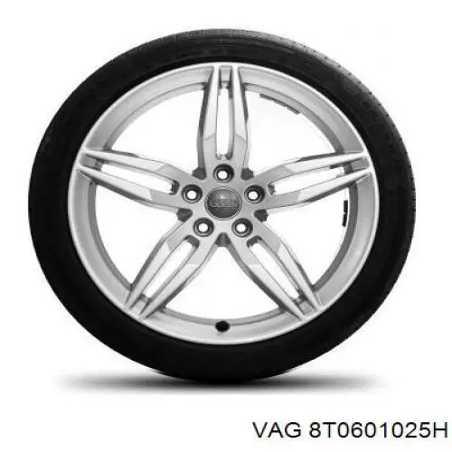 Compre 8T0601025H VAG Discos de roda de aleação ligeira (de aleação ligeira, de titânio)