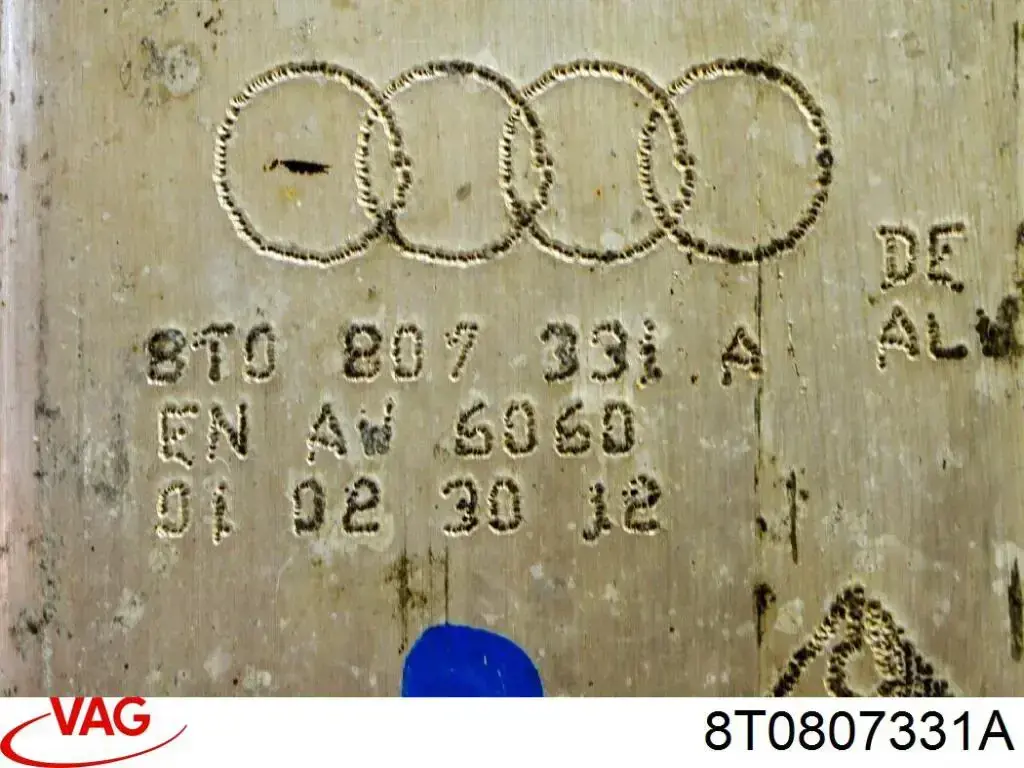 Compre 8T0807331A VAG Consola de reforçador do pára-choque traseiro