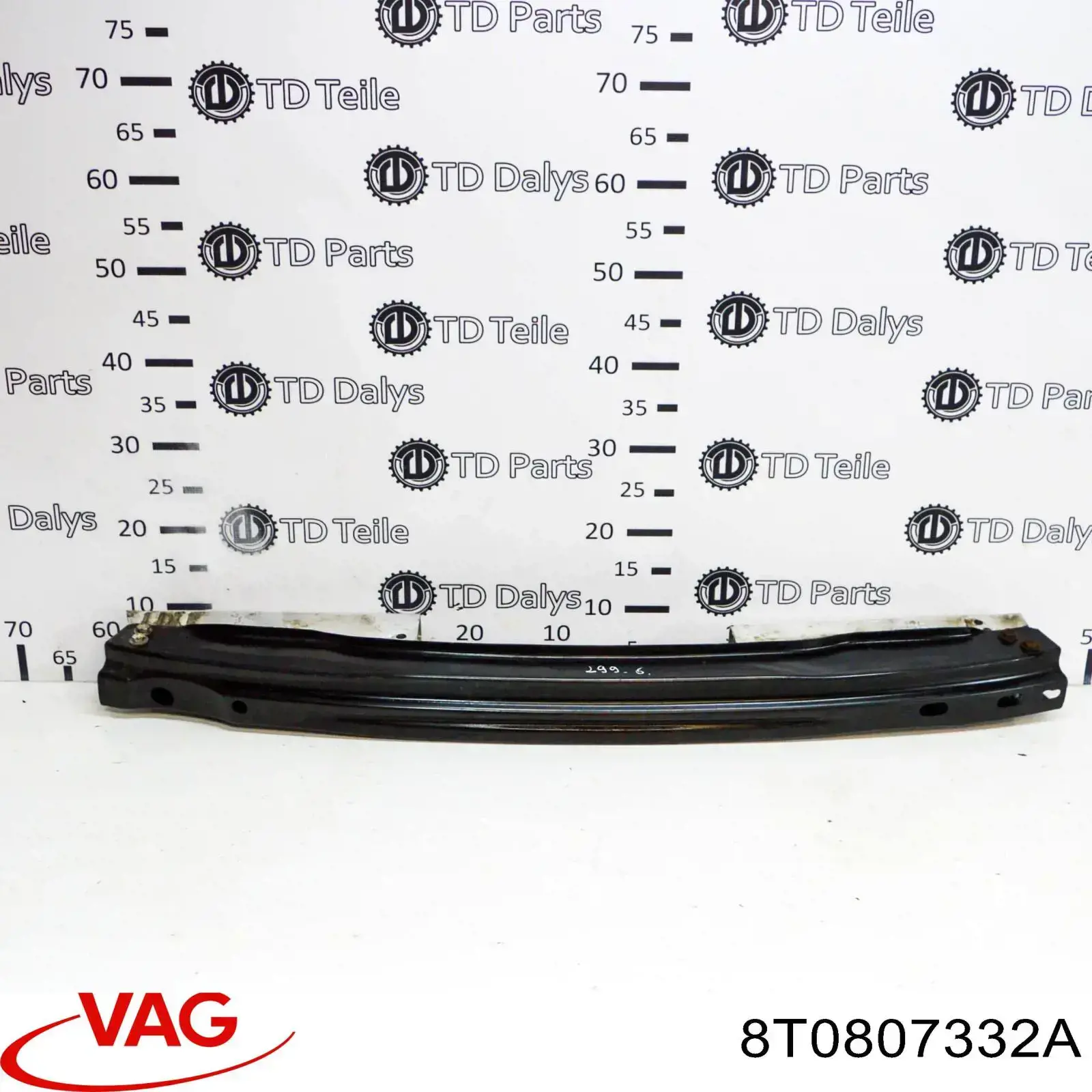 8T0807332A VAG Consola de reforçador do pára-choque traseiro