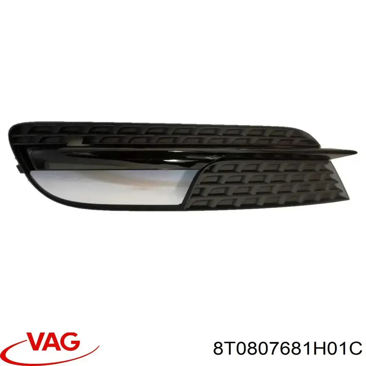 Tampão (grelha) das luzes de nevoeiro do pára-choque dianteiro esquerdo VAG 8T0807681H01C preço, a partir de 40,10 USD