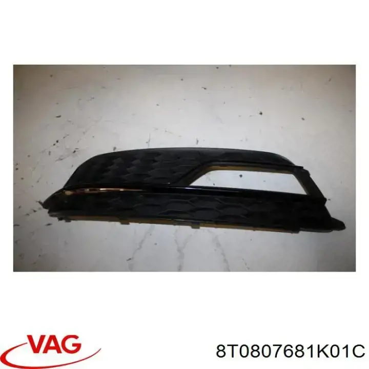 Compre 8T0807681K VAG Grelha esquerda do pára-choque dianteiro