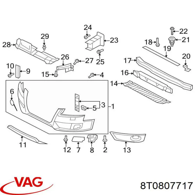 8T0807717 VAG 