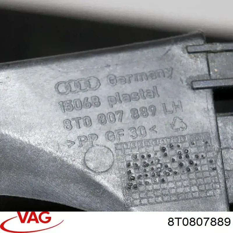 Guia esquerda do pára-choque traseiro VAG 8T0807889 preço, a partir de 37,87 USD