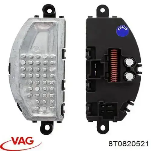 Compre 8T0820521 VAG Resistor (resistência) de ventilador de forno (de aquecedor de salão)