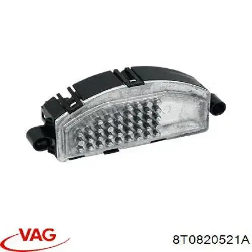 8T0820521A VAG Resistor (resistência) de ventilador de forno (de aquecedor de salão)
