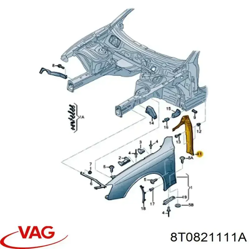  VAG 8T0821111A preço, a partir de 64,88 USD