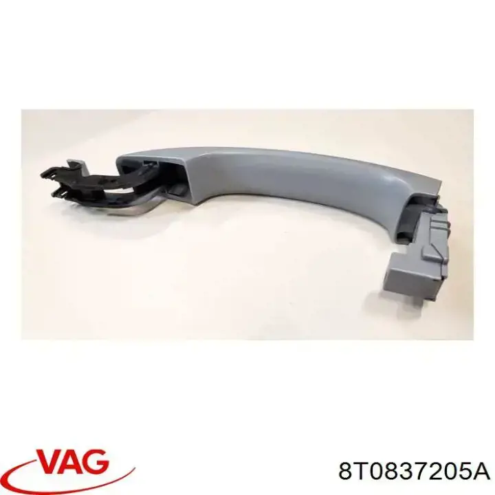 8T0837205A VAG Maçaneta externa da porta traseira
