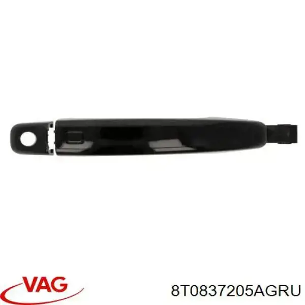 8T0837205AGRU VAG Maçaneta externa da porta traseira