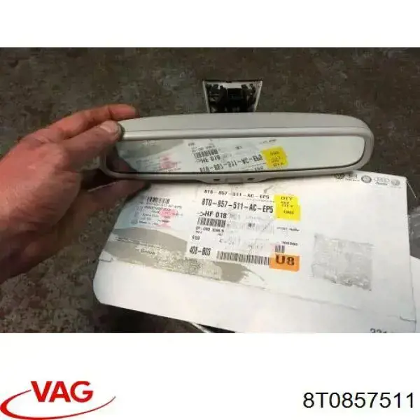 8T0857511Y22 VAG Espelho de salão interno