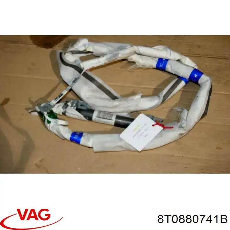 Cinto de segurança (AIRBAG) de estore lateral esquerdo VAG 8T0880741B preço, a partir de 236,66 USD