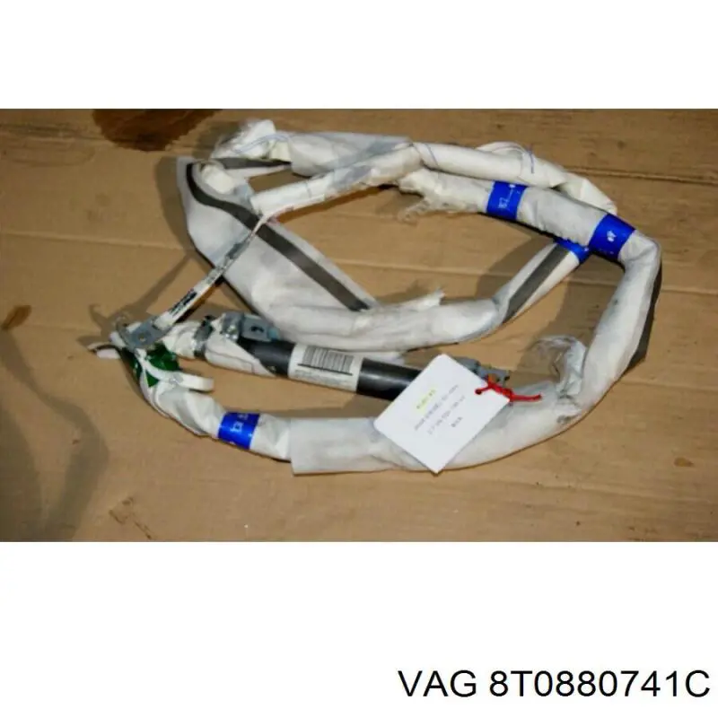 8T0880741B VAG Cinto de segurança (AIRBAG) de estore lateral esquerdo