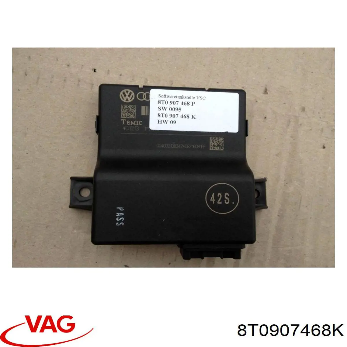 8T0907468K VAG Módulo "Interface de diagnóstico"