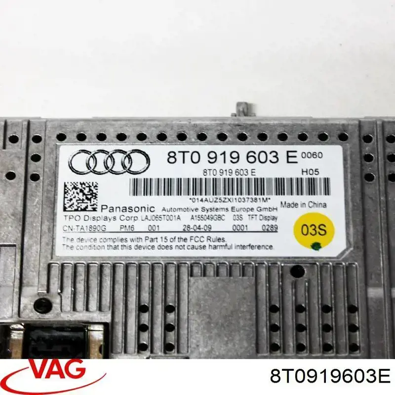 Mostrador multifuncional VAG 8T0919603E preço, a partir de 78,32 USD