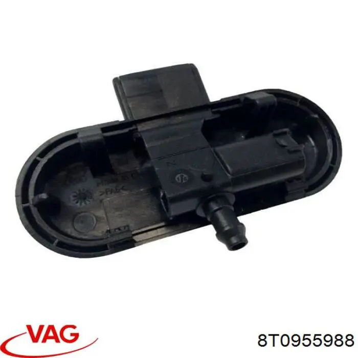 8T0955988 VAG Injetor direito de fluido para lavador de pára-brisas