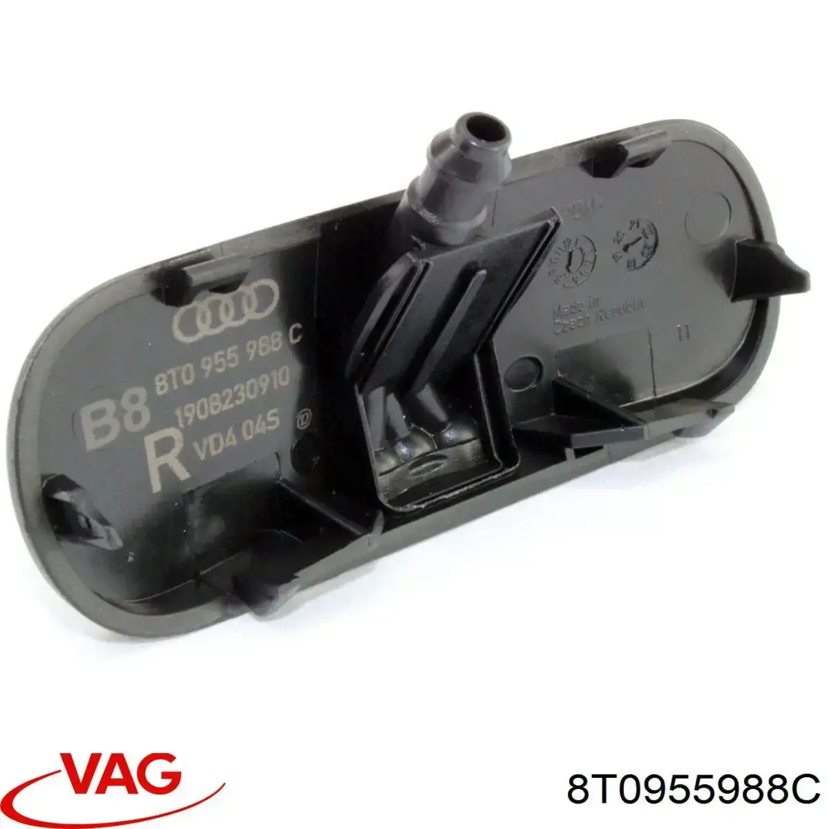 8T0955988C VAG Injetor de fluido para lavador de pára-brisas