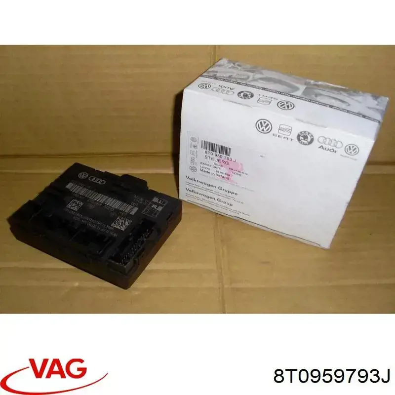 8T0959793J VAG Módulo de conforto da porta dianteira