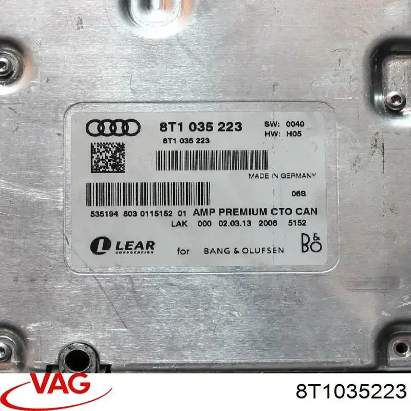 Compre 8T1035223 VAG Reforçador do sinal de antena