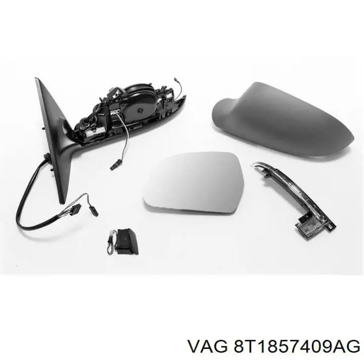 Espelho de retrovisão esquerdo VAG 8T1857409AG preço, a partir de 199,20 USD