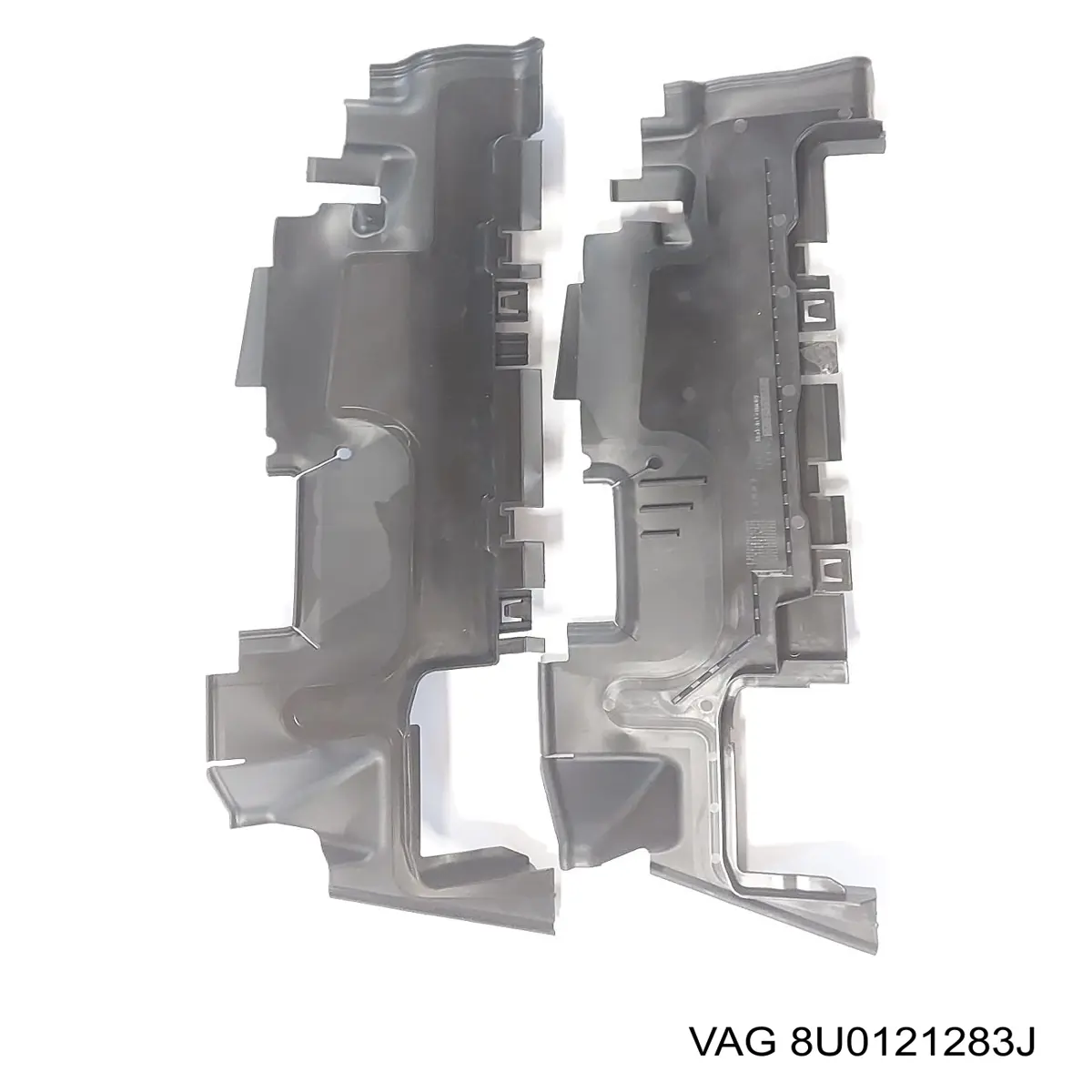 8U0121283J VAG Conduto de ar (defletor) inferior do radiador