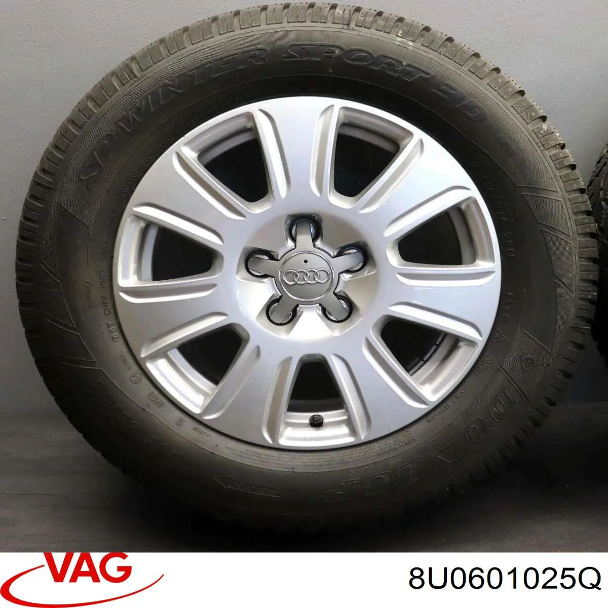 Compre 8U0601025Q VAG Discos de roda de aleação ligeira (de aleação ligeira, de titânio)