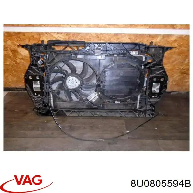8U0805594B VAG Suporte do radiador montado (painel de montagem de fixação das luzes)