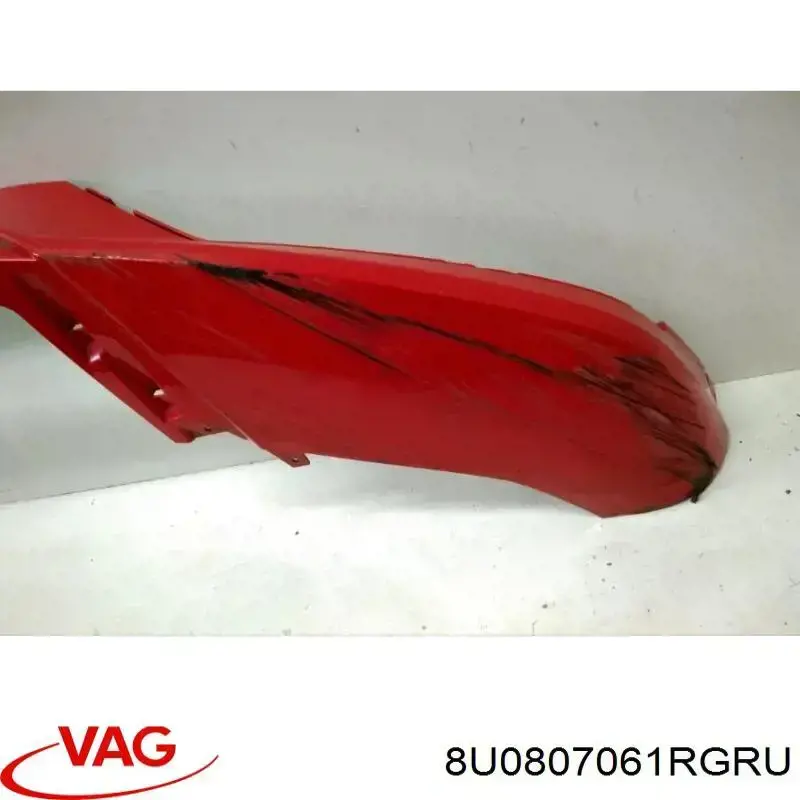 8U0807061RGRU VAG Spoiler do pára-choque dianteiro