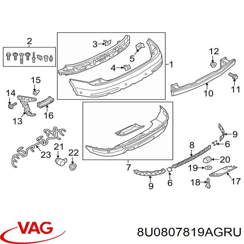 8U0807819AGRU VAG 