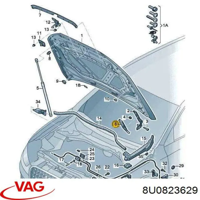  VAG 8U0823629 preço, a partir de 12,27 USD