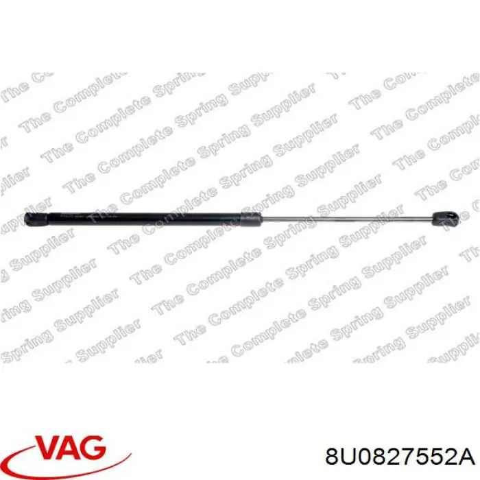 Compre 8U0827552A VAG Amortecedor de tampa de porta-malas (de 3ª/5ª porta traseira)