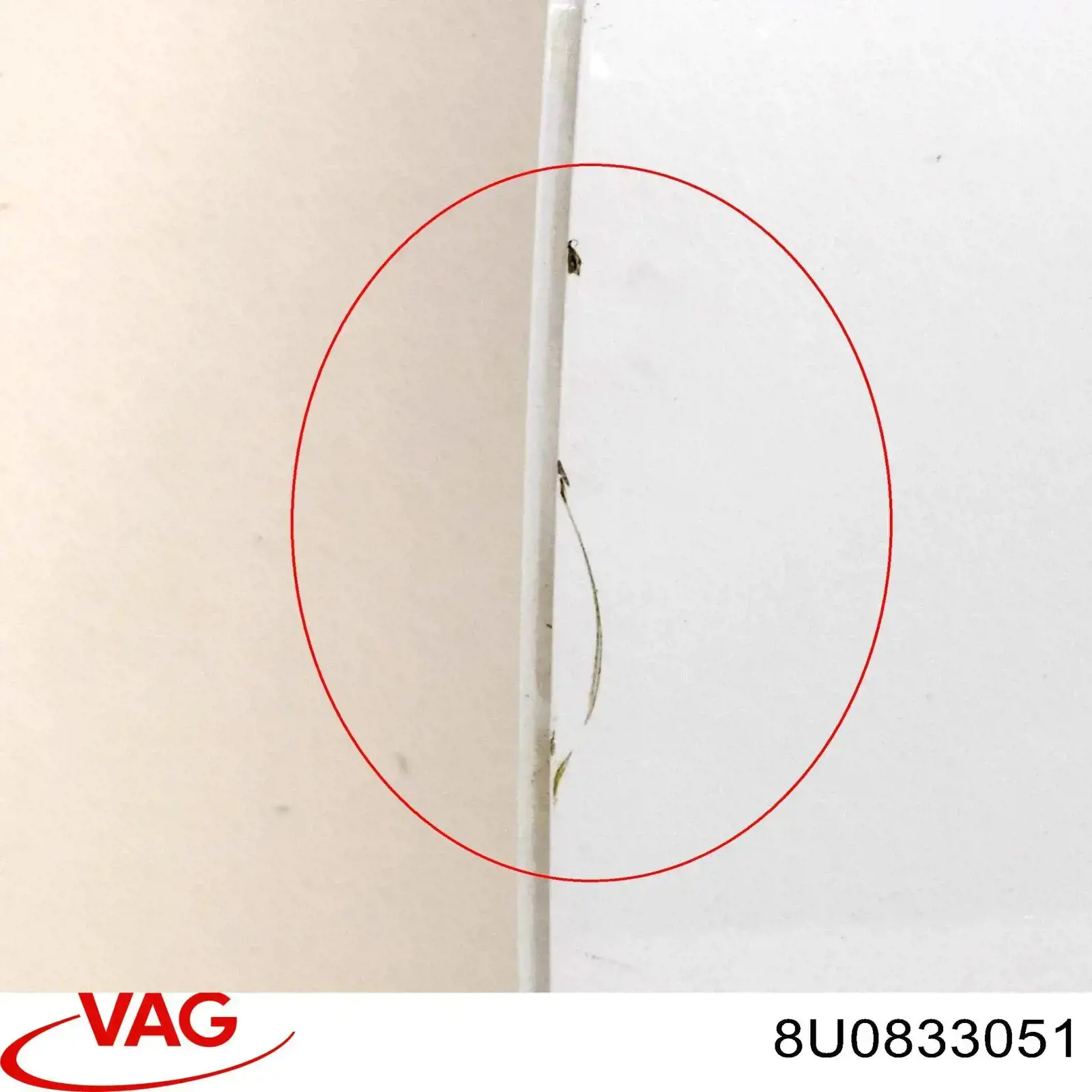 8U0833051 VAG Porta traseira esquerda