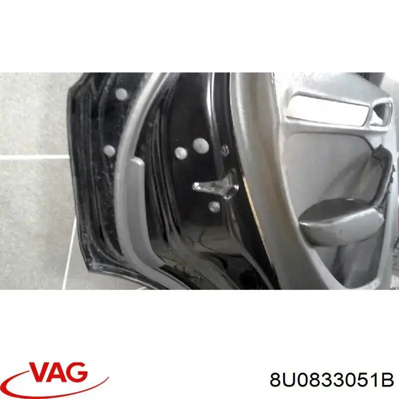 Porta traseira esquerda VAG 8U0833051B preço, a partir de 657,19 USD