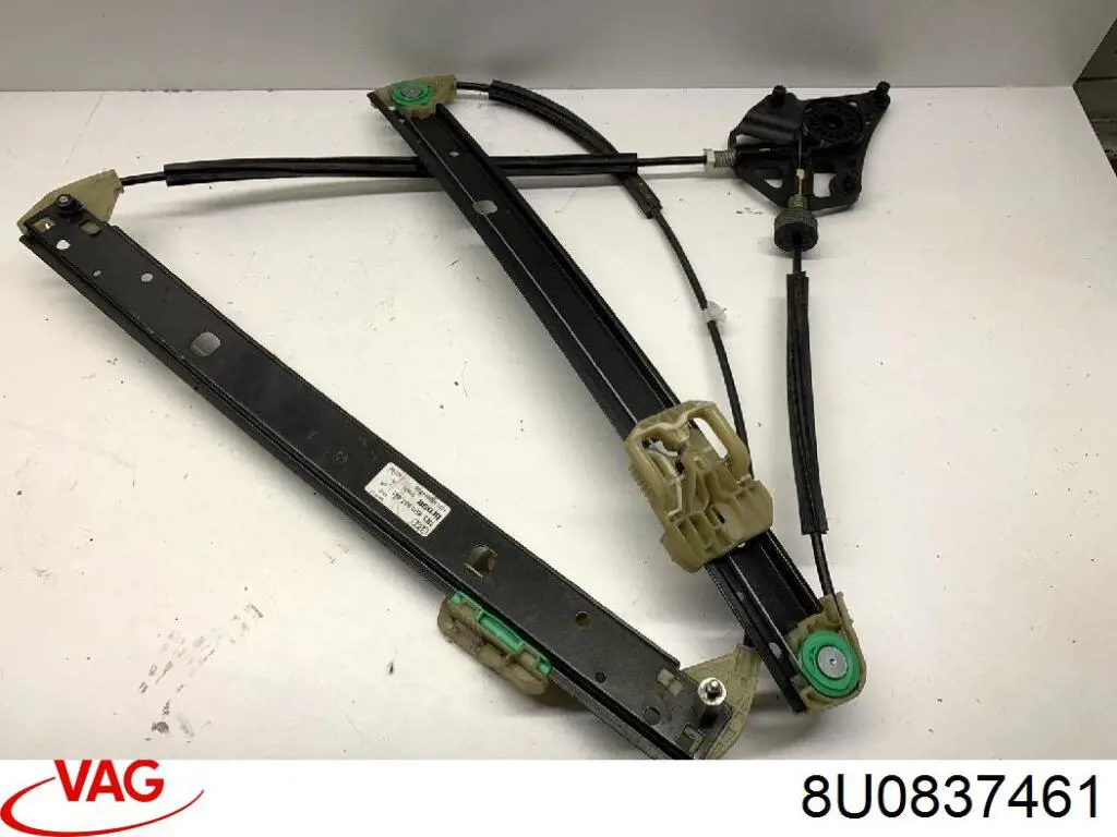 Mecanismo de acionamento de vidro da porta dianteira esquerda VAG 8U0837461 preço, a partir de 59,83 USD