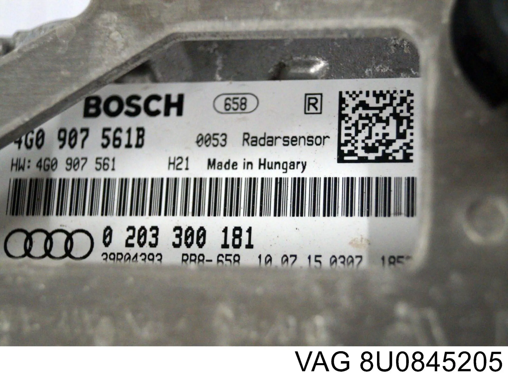 Vidro da porta traseira esquerda VAG 8U0845205 preço, a partir de 100,15 USD