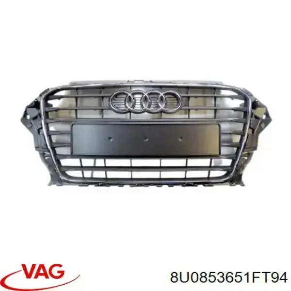 8U0853651FT94 VAG Grelha do radiador
