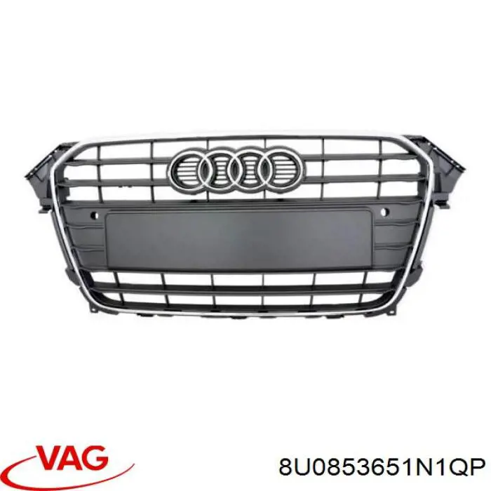 8U0853651N1QP VAG Grelha do radiador