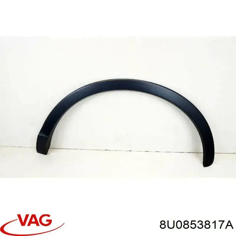 Expansor esquerdo (placa sobreposta) de arco do pára-lama traseiro VAG 8U0853817A preço, a partir de 71,65 USD