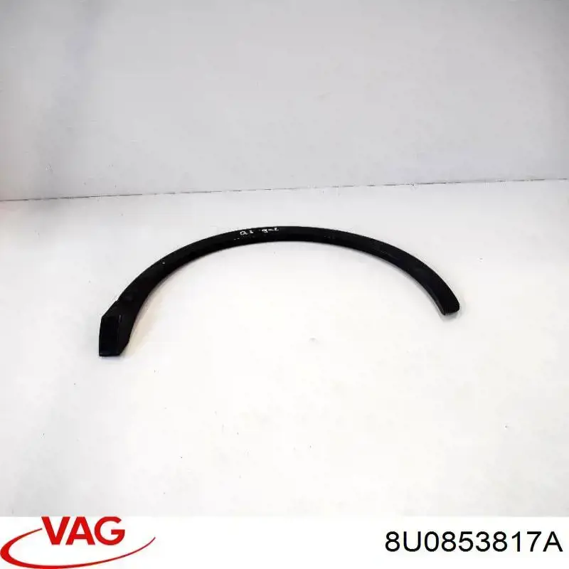 Expansor esquerdo (placa sobreposta) de arco do pára-lama traseiro VAG 8U0853817AGRU preço, a partir de 71,65 USD