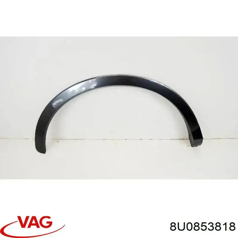 8U0853818 VAG Expansor direito (placa sobreposta) de arco do pára-lama traseiro