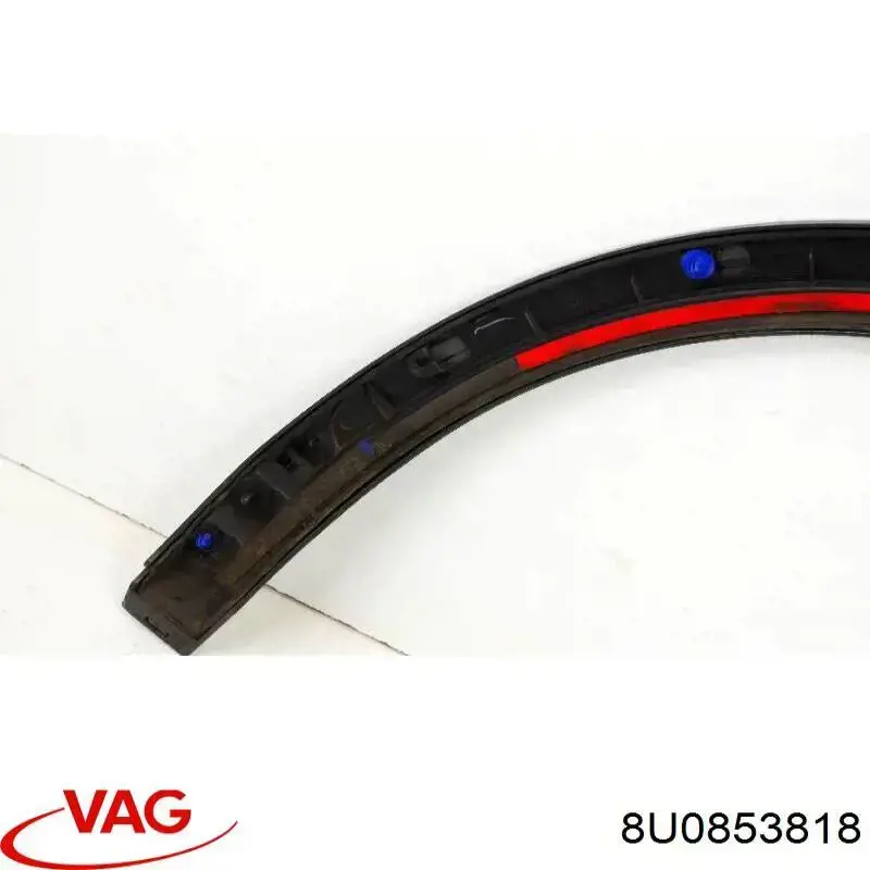 Compre 8U0853818 VAG Expansor direito (placa sobreposta) de arco do pára-lama traseiro