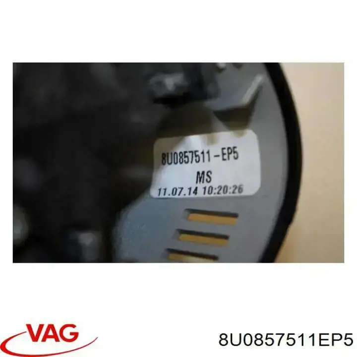 Espelho de salão interno Audi Q3  8UB, 8UG