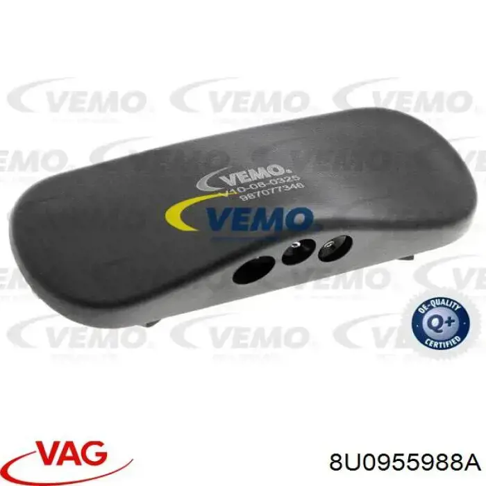 8U0955988A VAG Injetor direito de fluido para lavador de pára-brisas