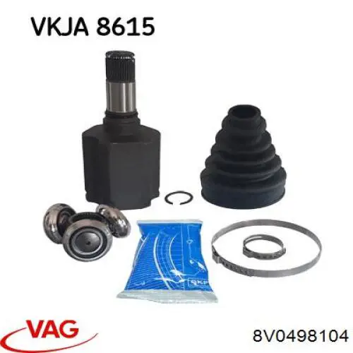8V0498104X VAG Junta homocinética interna dianteira direita
