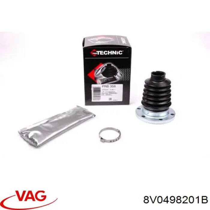 Compre 8V0498201B VAG Bota de proteção interna esquerda de junta homocinética do semieixo dianteiro