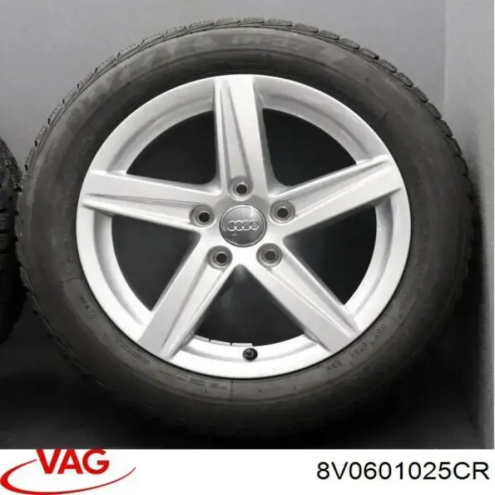 8V0601025CR VAG Discos de roda de aleação ligeira (de aleação ligeira, de titânio)