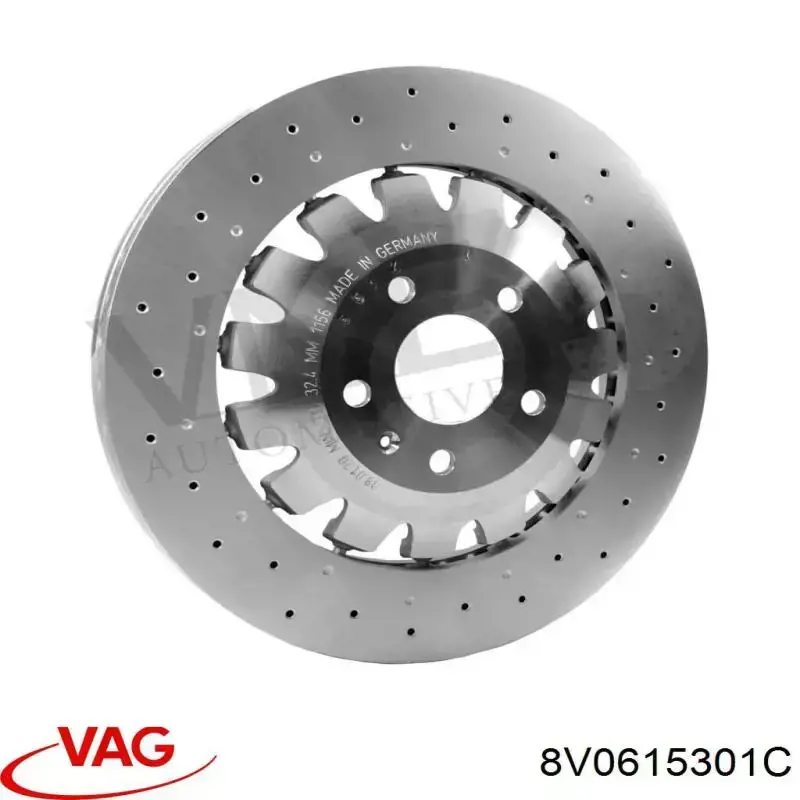 Disco do freio dianteiro VAG 8V0615301C preço, a partir de 257,19 USD