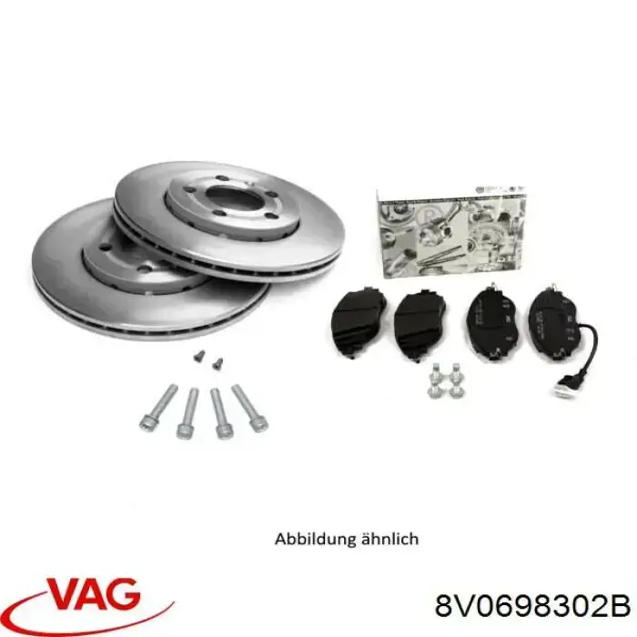 Disco do freio dianteiro VAG 8V0698302B preço, a partir de 105,63 USD